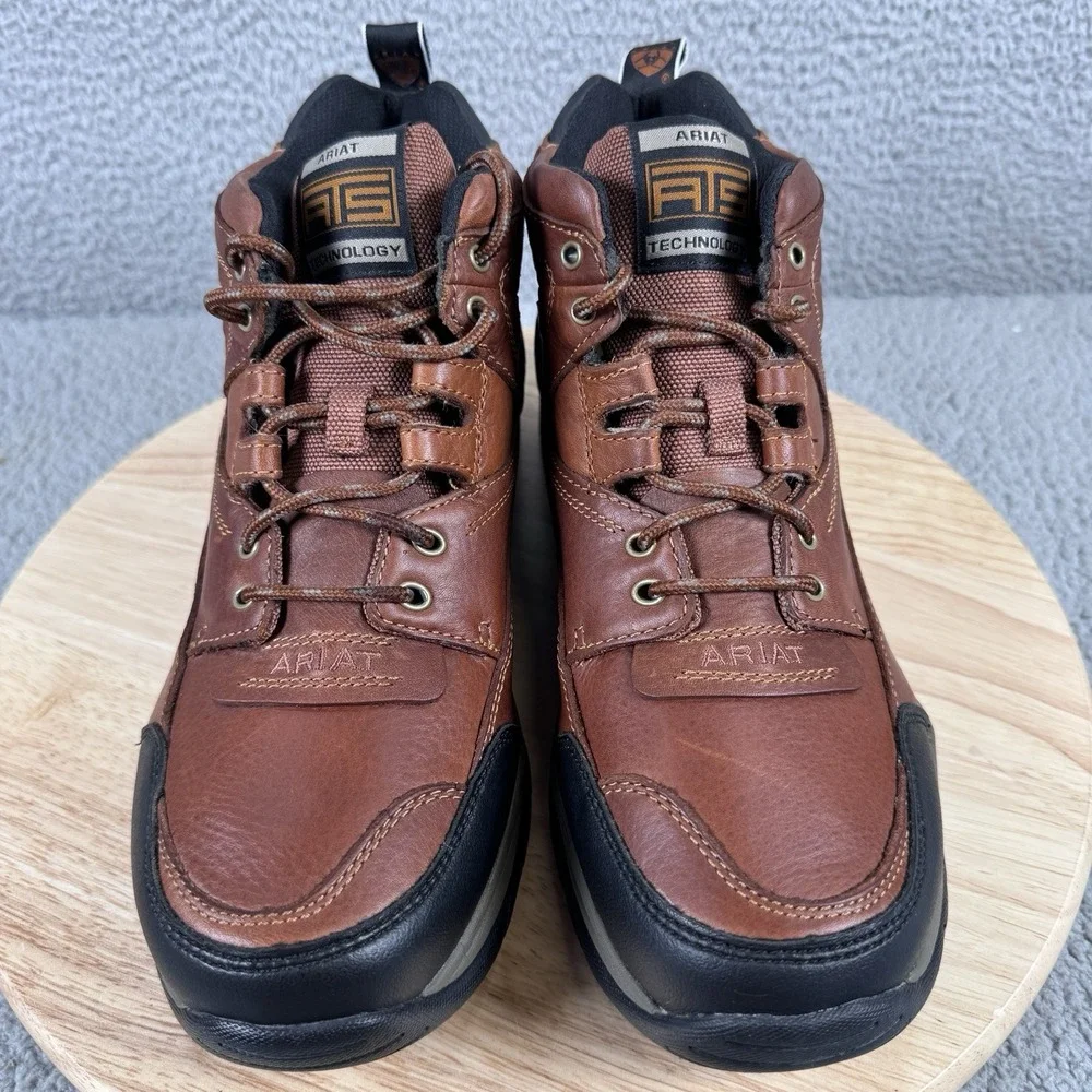 Ariat Terrain Mens 11.5 D Brown Leather Mid Hiking Outdoor Boots 10002190